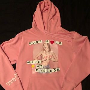 Marc Jacobs Miley Cyrus planned parenthood hoodie
